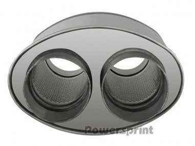 Silencieux Inox Universel Double... Silencieux Inox Universel Double...