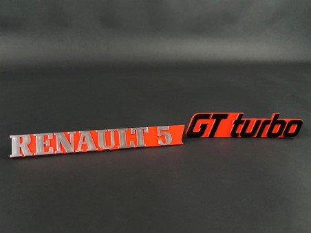 Monogramme de Hayon Fond Rouge 5 Gt Turbo Monogramme de Hayon Fond Rouge 5 Gt Turbo