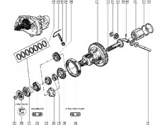 Roulement de Différentiel Cage Conique 130mm Boîtes de Vitesses JB3 et JC5 - 77 03 090 362 2