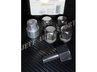 Écrous Antivol de Roue 12X150 (X4)