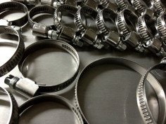 Colliers Inox pour Kit 8 Durites Clio 16S / Williams (kit Complet)