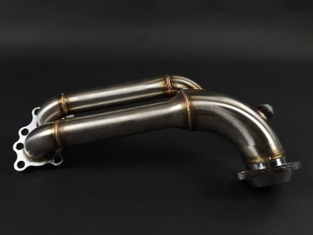 Down Pipe Inox Bi Tube 5 Gt Turbo / R11 Turbo