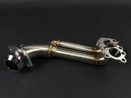Down Pipe Inox Bi Tube 5 Gt Turbo / R11 Turbo