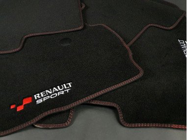 Tapis de Sol Renault Sport Broderies Rouges Spécifiques Megane 3 RS - 82 01 491 493 - 8201491493