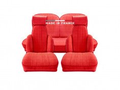 Housses de Sièges R5 Alpine Turbo Rouge (set complet)