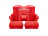 Housses de Sièges R5 Alpine Turbo Rouge (set complet)