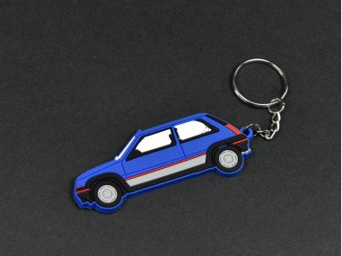 Porte-Clefs Souple 5 Gt Turbo phase 1 bleu