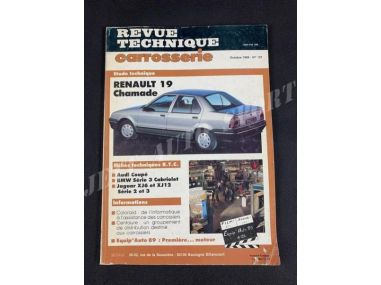 Revue Technique Carrosserie Renault 19 Chamade