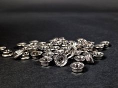 Écrou Inox à Embase Crantée M6