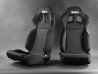 Baquets Sparco R100 MY22 Tissu Noir Rabattables (x2)