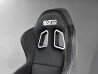 Baquets Sparco R100 MY22 Tissu Noir Rabattables (x2)