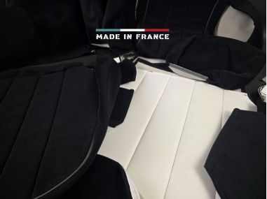 Housses de Sièges R5 Alpine Turbo Noir Côtelé avec Passepoil (set complet) Housses de Sièges R5 Alpine Turbo Noir Côtelé avec Passepoil (set complet)