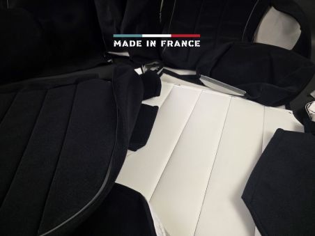 Housses de Sièges R5 Alpine Turbo Noir Côtelé avec Passepoil (set complet) Housses de Sièges R5 Alpine Turbo Noir Côtelé avec Passepoil (set complet)
