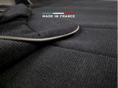 Housses de Sièges R5 Alpine Turbo Noir Côtelé avec Passepoil (set complet) Housses de Sièges R5 Alpine Turbo Noir Côtelé avec Passepoil (set complet)