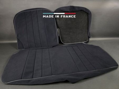 Housses de Sièges R5 Alpine Turbo Noir Côtelé avec Passepoil (set complet) Housses de Sièges R5 Alpine Turbo Noir Côtelé avec Passepoil (set complet)