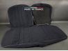 Housses de Sièges R5 Alpine Turbo Noir Côtelé avec Passepoil (set complet)