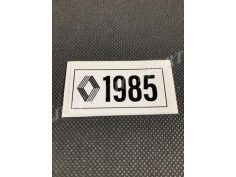 Sticker Année de Construction 5 Gt Turbo Phase 1