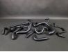 Kit complet 9 durites silicone refroidissement Clio 16S Williams noir mat JAS Engineering