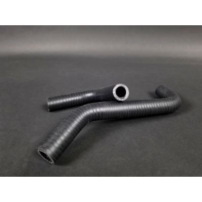 Durites de Retour d'Huile Silicone noir mat 5 Gt Turbo / R11 Turbo Phase 1 (kit de 2)