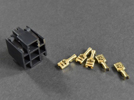 Connecteur Relais 5 voies et Contacts à Sertir