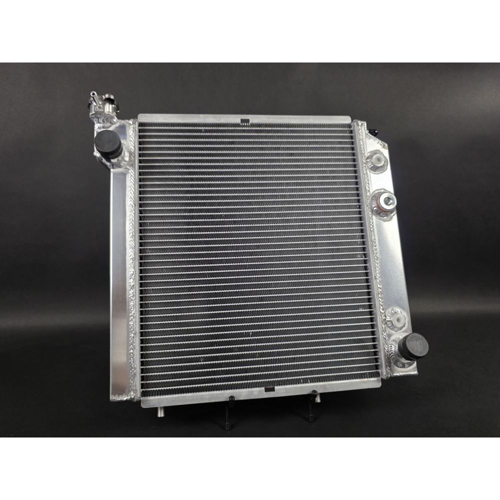 Radiateur eau tout aluminium 36mm type origine avec fixations et taraudages Renault 11 Turbo JAS Engineering