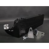 Kit intercooler aluminium noir Megane 3 RS complet avec pattes de relocalisation inox et visserie