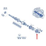 Ensemble Moyeu et Baladeur de 5ème vitesse certifié d origine Renault pour boîte JC5 Clio 2 RS Williams Mégane Coupé