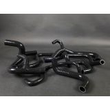 Kit complet 9 durites silicone refroidissement Clio 16S Williams noir brillant JAS Engineering